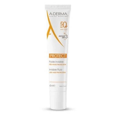 Aderma a-d protect invisible fluid 50+ 40 ml