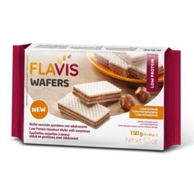 Flavis vafe aproteice cu alune 3 porții de 50 g