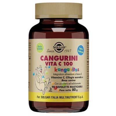 Cangurini vita c 100 90 comprimate masticabile