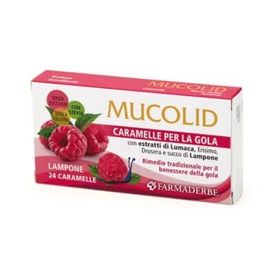 Mucolid bronc melc & zmeură 24 dulciuri