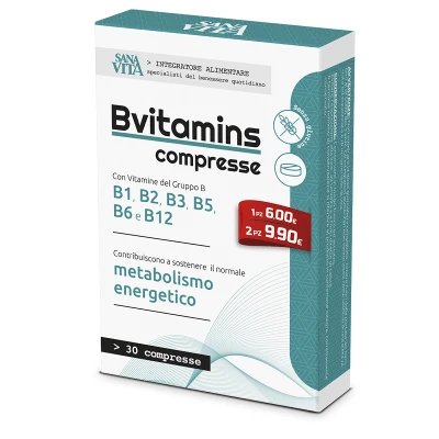 Sanavita bvitamins 30 comprimate