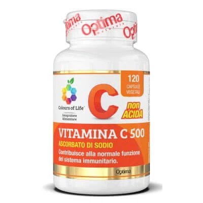 Colours of life vitamina c 500 120 capsule vegetariene 900 mg