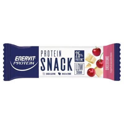 Enervit proteine gustare cheescake scăzut de zahăr 30 g