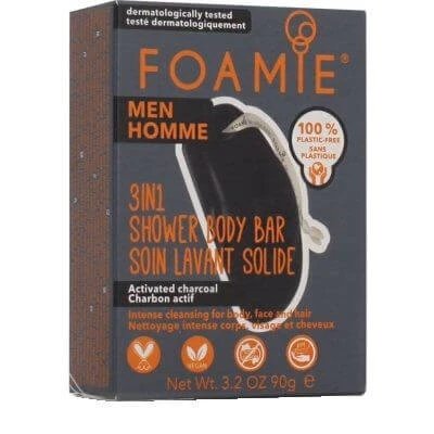 Foamie 3 în 1 ce șampon de duș pentru bărbați 80 g