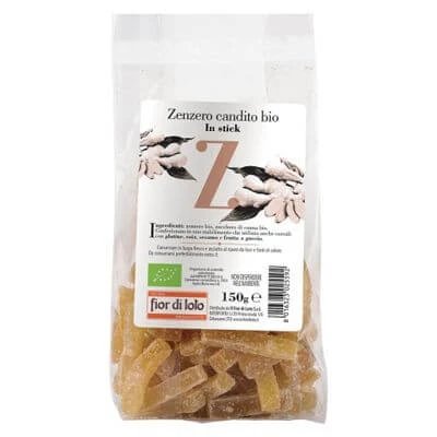 Baton de ghimbir confitat bio 150 g