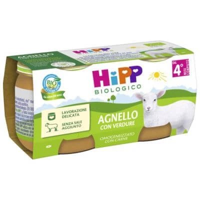 Hipp miel bio omogenizat cu legume 2 bucăți 80 g