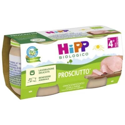 Șuncă Hipp bio omogenizată 2 bucăți 80 g