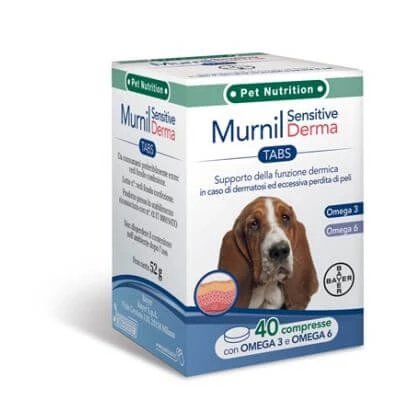 Murnil sensitive derma tabs tin 40 comprimate