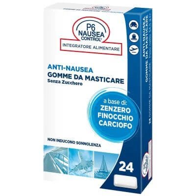P6 controlul greaței 24 gume de mestecat fără zahăr