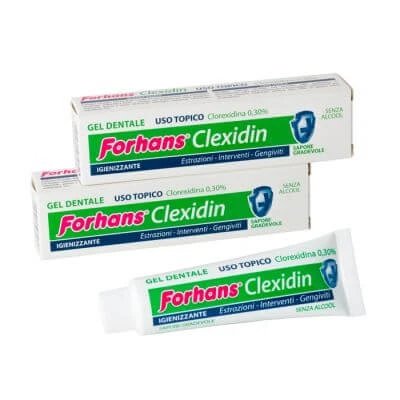 Forhans clexidin clorhexidină gel apă de gură 0,30% 30
