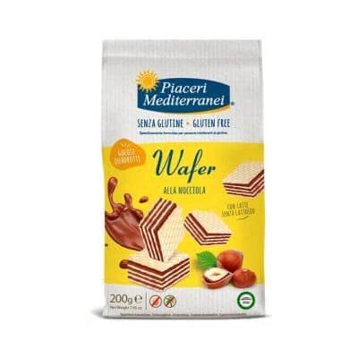 Piaceri Mediterranei Wafers cu alune 200 g
