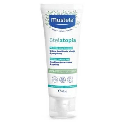 Mustela stelatopia cremă de față emolientă 40 ml