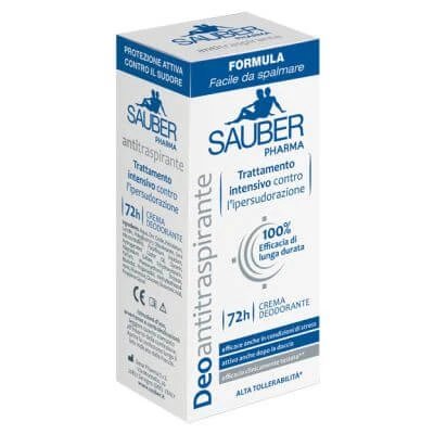 Sauber deodorant antiperspirant 72h cremă 30 ml