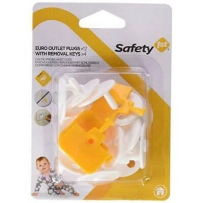 Acoperișuri pentru prize Safety 1st cu cheie de îndepărtare