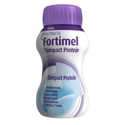 Nutricia fortimel compact proteine aromă neutră 4 x 125 ml sticle