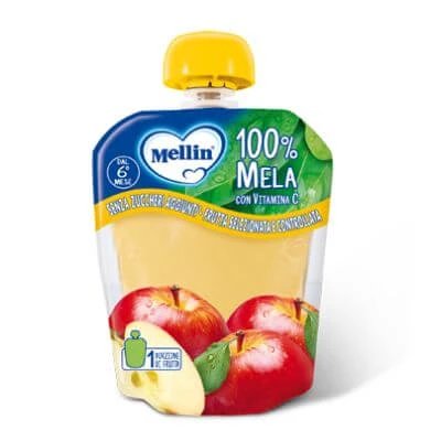 Mellin pungă de mere 90 g