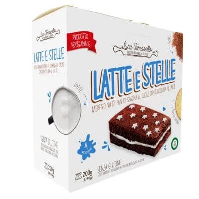 Merendina latte e stelle 4 bucăți 45 g