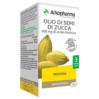 Arko capsule ulei de semințe de dovleac 60 capsule
