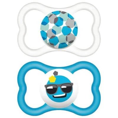 Mam aer suzetă 6+ luni caucciu' dublu masculin
