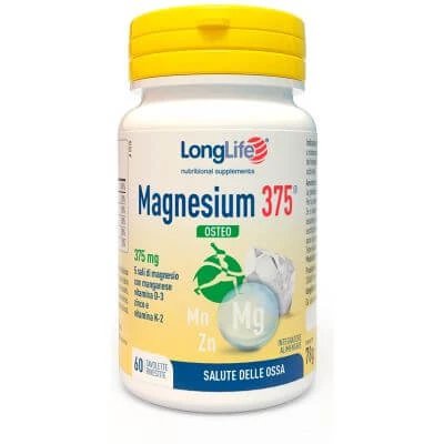 Longlife magneziu 375 osteo 60 comprimate