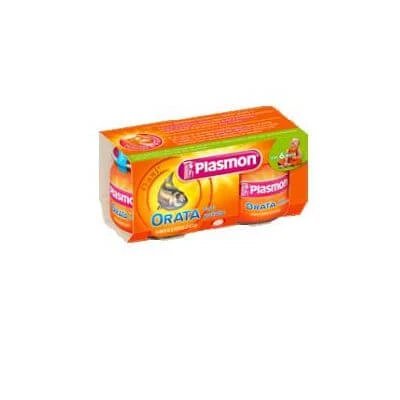 Gălbenuș de mare omogenizat Plasmon 80 g x 2 bucăți