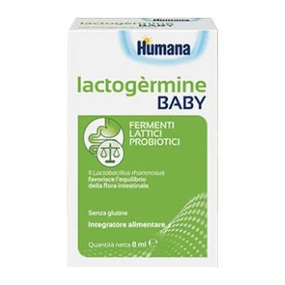 Lactogermine picături pentru copii 7,5 g flacon cu capac rezervor și picurător