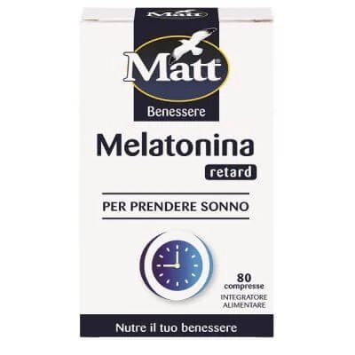 Matt well-being melatonin retard 80 comprimate