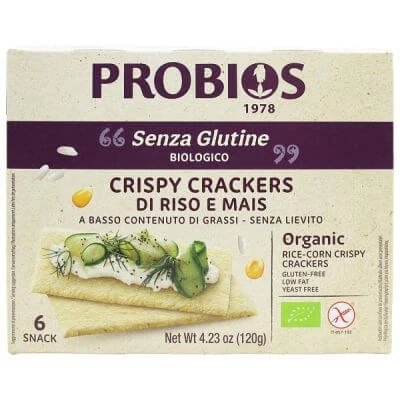 Cracker crocant orez și porumb 6 bucăți 20 g