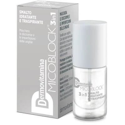 Dermovitamina micoblock lac de unghii bază&top coat 19 transparent 5 ml