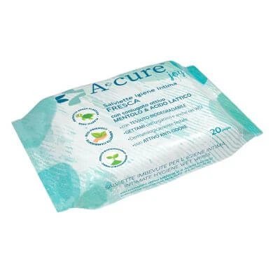 A+cure fresh igienă intimă 20 de șervețele maxi de buzunar