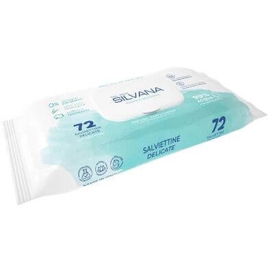 Șervețele cu apă Silvana 72 bucăți