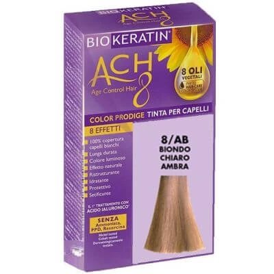 Biokeratin ach8 color prodige 8/ab blond chihlimbar deschis
