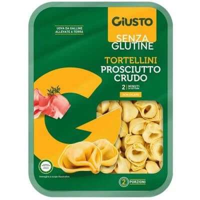 Giusto tortellini fără gluten prosciutto crudo 250 g