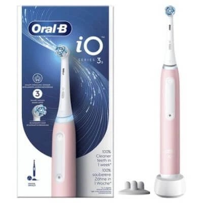 Oralb io3s periuță de dinți electrică roz
