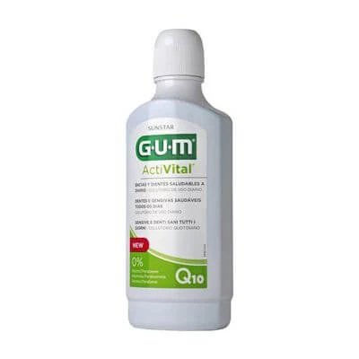 Gum activital apă de gură0 500 ml + clătire 120 ml