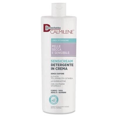 Dermovitamin calmilene sensicream cremă de curățare fără săpun pentru piele uscată și sensibilă 500 ml