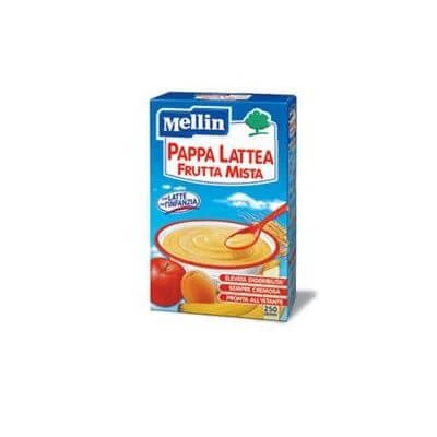Mellin pappa latte frutta 250 g format nou