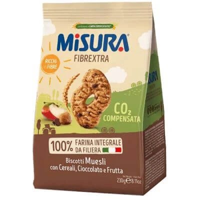 Măsura shortbread fibre extra muesli 230 g
