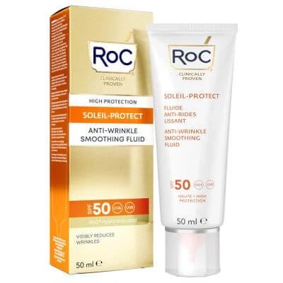 Roc facial sun fluid spf 50+ antirid netezitor 50 ml