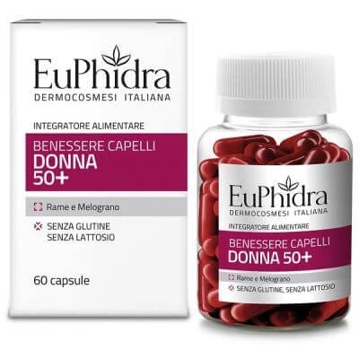 Euphidra păr femeie 50+ 60 capsule