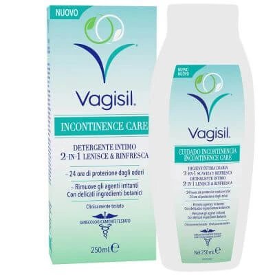 Vagisil incontinence care cleanser intim 2in1 soothes & refreshes 250 ml