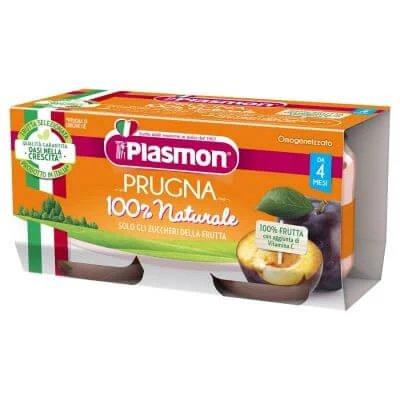 Prune omogenizate Plasmon 2 x 80 g