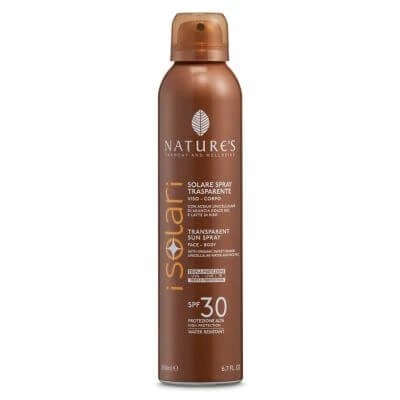 Nature's i solari spray transparent spf30 200 ml