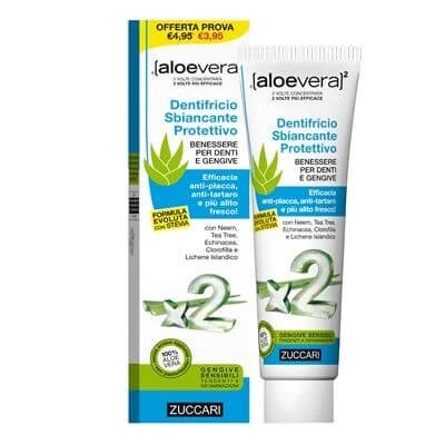 Aloevera2 Protective Whitening Pasta de dinți cu Stevia 100 ml