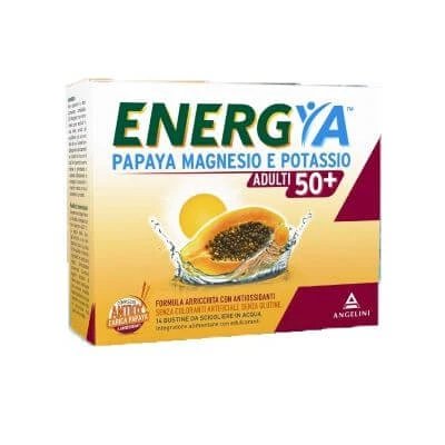 Energya papaya magneziu potasiu 50+ 14 pliculețe