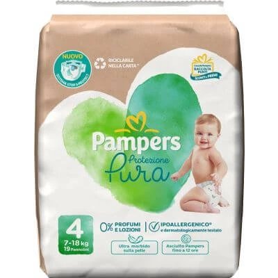 Pampers protezione pura maxi nappies 19 bucăți