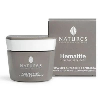 Cremă de față aftershave anti-îmbătrânire Nature's hematite 50 ml