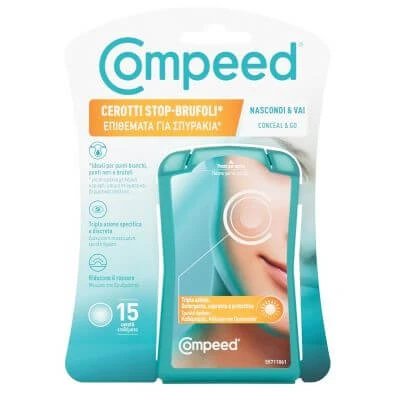 Compeed stop cosuri conceal & go plasturi 15 bucăți
