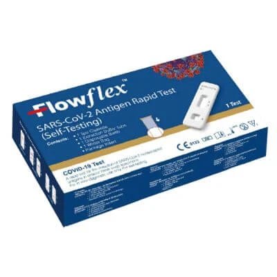 test antigen rapid covid-19 flowflex autodiagnostic determinarea calitativă a antigenelor sars-cov-2 în tampoanele nazale prin imunocromatografie tub capac albastru
