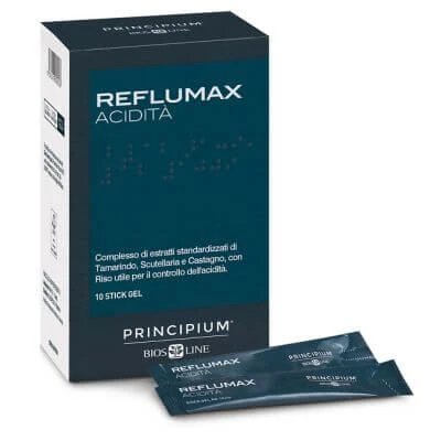 Principium reflumax aciditate 10 10 ml sticks